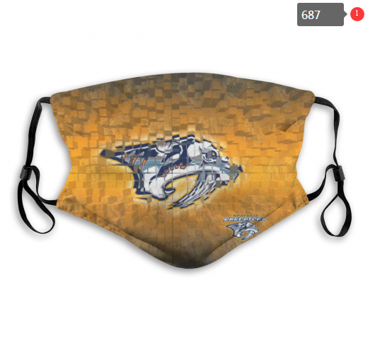 NHL Nashville Predators #3 Dust mask with filter